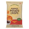 Sun Baked Snacks Original BBQ Popped Potato Crisps, Gluten-Free, Crunchy & Light, 50% Less Fat, Baked Snack Share Bag - Kids & A