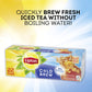 Lipton Family-Size Tea Bags, Unsweetened Cold Brew Iced Tea, 22 Tea Bags, 6 Boxes