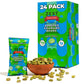 Crunchy Dry Roasted Edamame Beans Snack by Zest Delites, Sea Salt, Vegan, Low Calorie (110cal) High Protein Snacks (12g), Low Ca