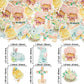 Gyufise 48Pcs Edible Happy Easter Cupcake Toppers Wafer Paper Rabbit Eggs Cupcake Picks Edible Bunny Cake Decors For Spring Theme Baby Shower Birthday Party Supplies