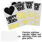 18Pcs Black Gold Glitter Dessert Cupcake Pick For Straight Outta 1988 Cheer To 36 Years Old Theme Decor Supplies Happy 36Th Birt
