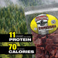 Old Trapper Beef Jerky, Teriyaki 10-Ounce Individual Pack, Tender Meat Snack For Lunches Or Between Meals, 11 Grams Of Protein, Zero Grams Of Fat, And 70 Calories Per Ounce (Pack Of One)