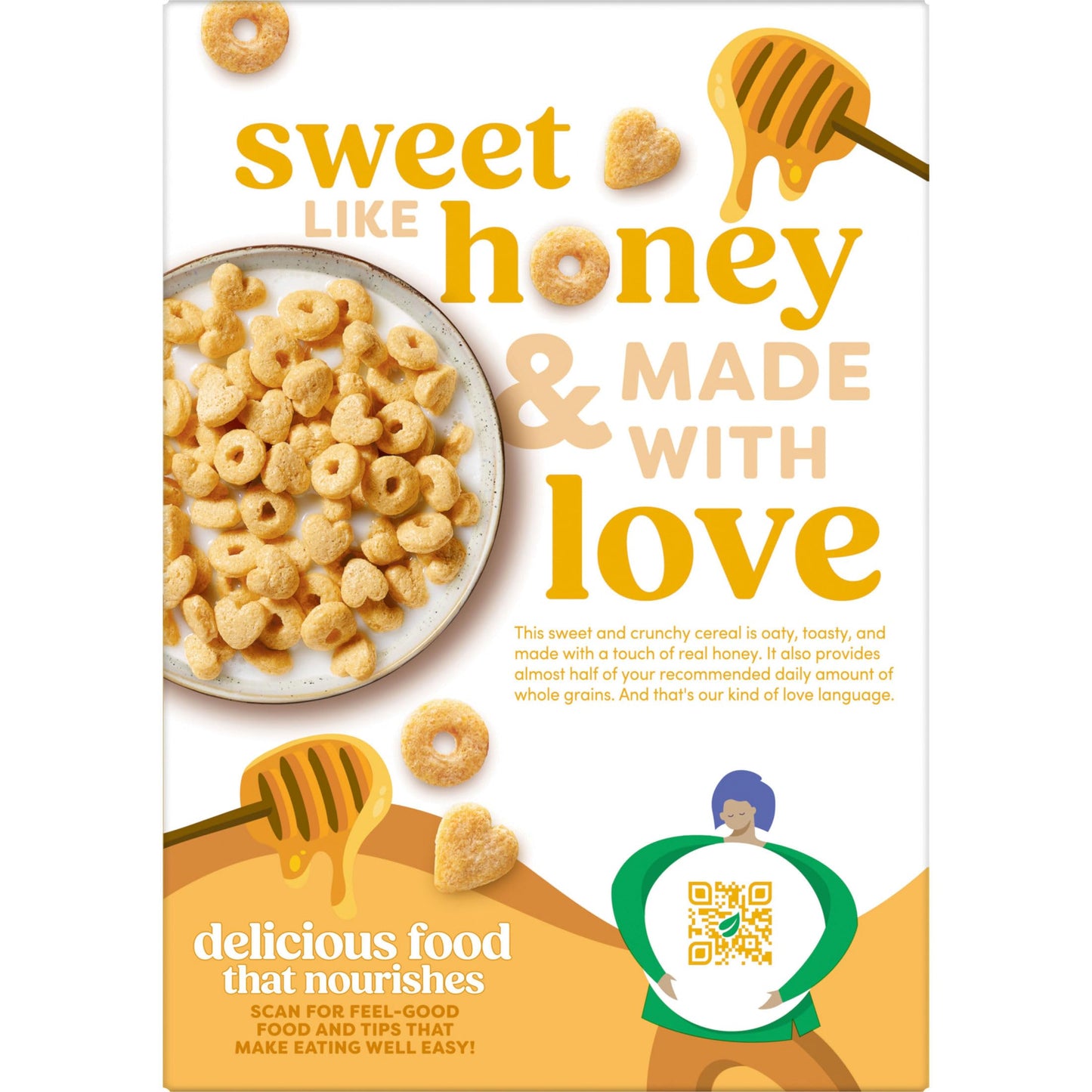 Kashi Breakfast Cereal  Organic  Whole Grain  Honey Toasted  13.6oz Box (1 Box)