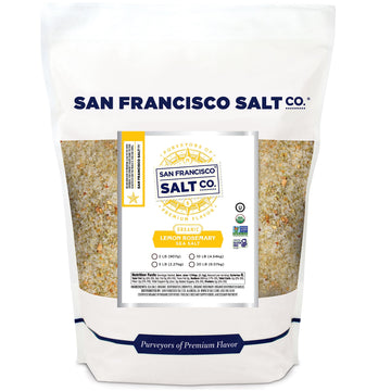 Organic Lemon Rosemary Sea Salt 2 lbs. by San Francisco Salt Company
