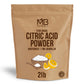 MB Herbals Citric Acid Powder 2 lb | 100% Pure Anhydrous Fine Granulated Citric Acid Powder | Food Preservative Flavor Enhancer