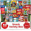 Taboom Snack Box Care Package - 40 Count Gift Box with Variety Snacks for College, Adults, Kids, and Office Treats