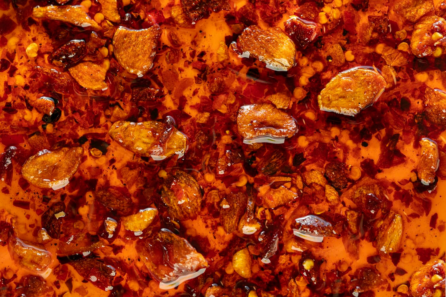 The Hot Tub from Hot Crispy Oil, Unique Blend of Fresh Crispy Garlic, Shallots & Hot Chili Peppers, 16 oz Chili Crisp Oil