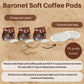 Baronet Coffee Pods Dark Kenya AA - Regular Strength Medium Roast - 54 Single Serve 8g Pods - 3 Bags of 18 Pods