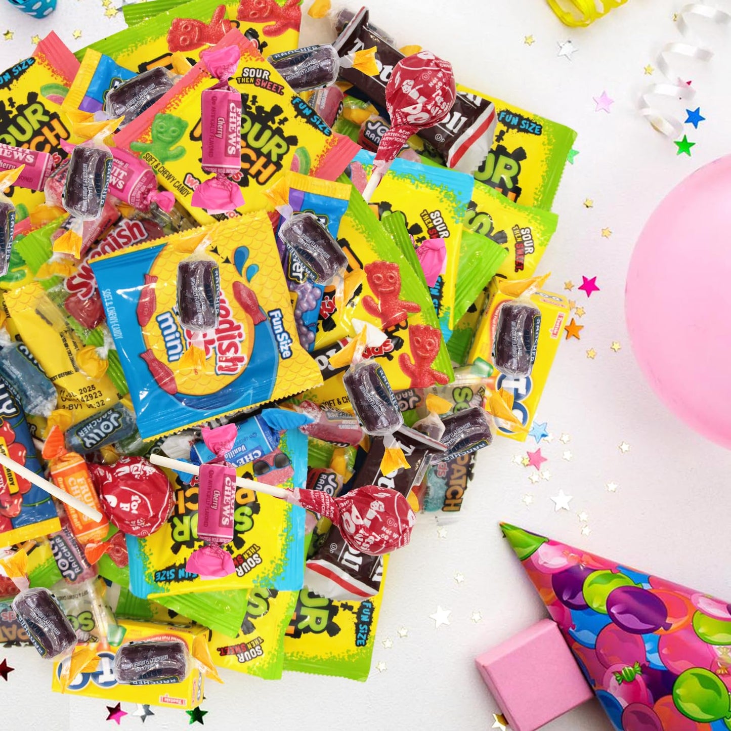 Bulk Candy Mix Variety Pack - 5Lb Pack Of Individually Wrapped Assorted Sweets For Party Favors, Candy Buffets, Goodie Bags, Gif