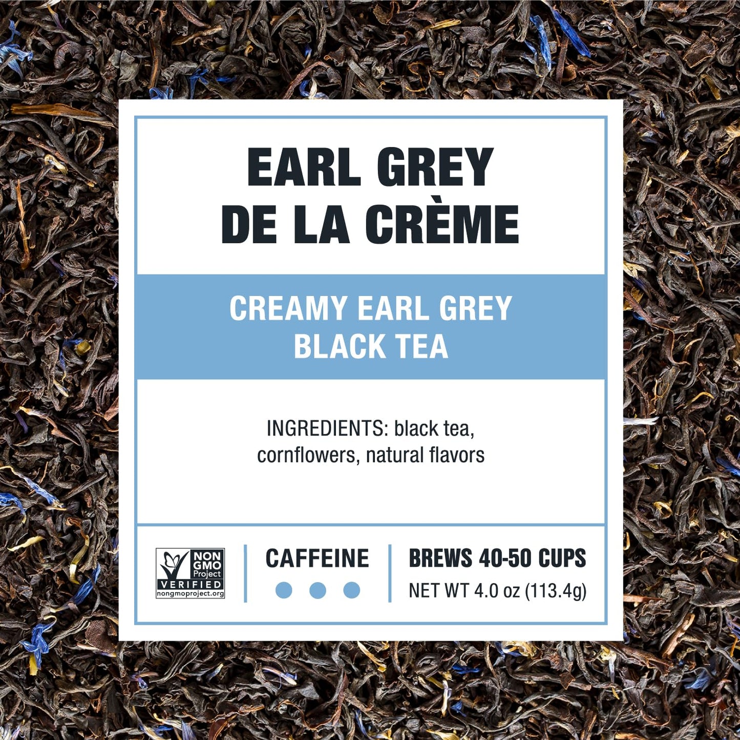 Tiesta Tea - Earl Grey De La Crme | Loose Leaf | Creamy Earl Grey Black Tea | Premium Blend | Caffeinated Black | Make Hot Or Ic