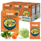 Tsubi Soup Freeze-Dried Miso Soup Packets - Vegan, Gluten-Free, 24 Packs, Yellow Miso (Garden Veggies)