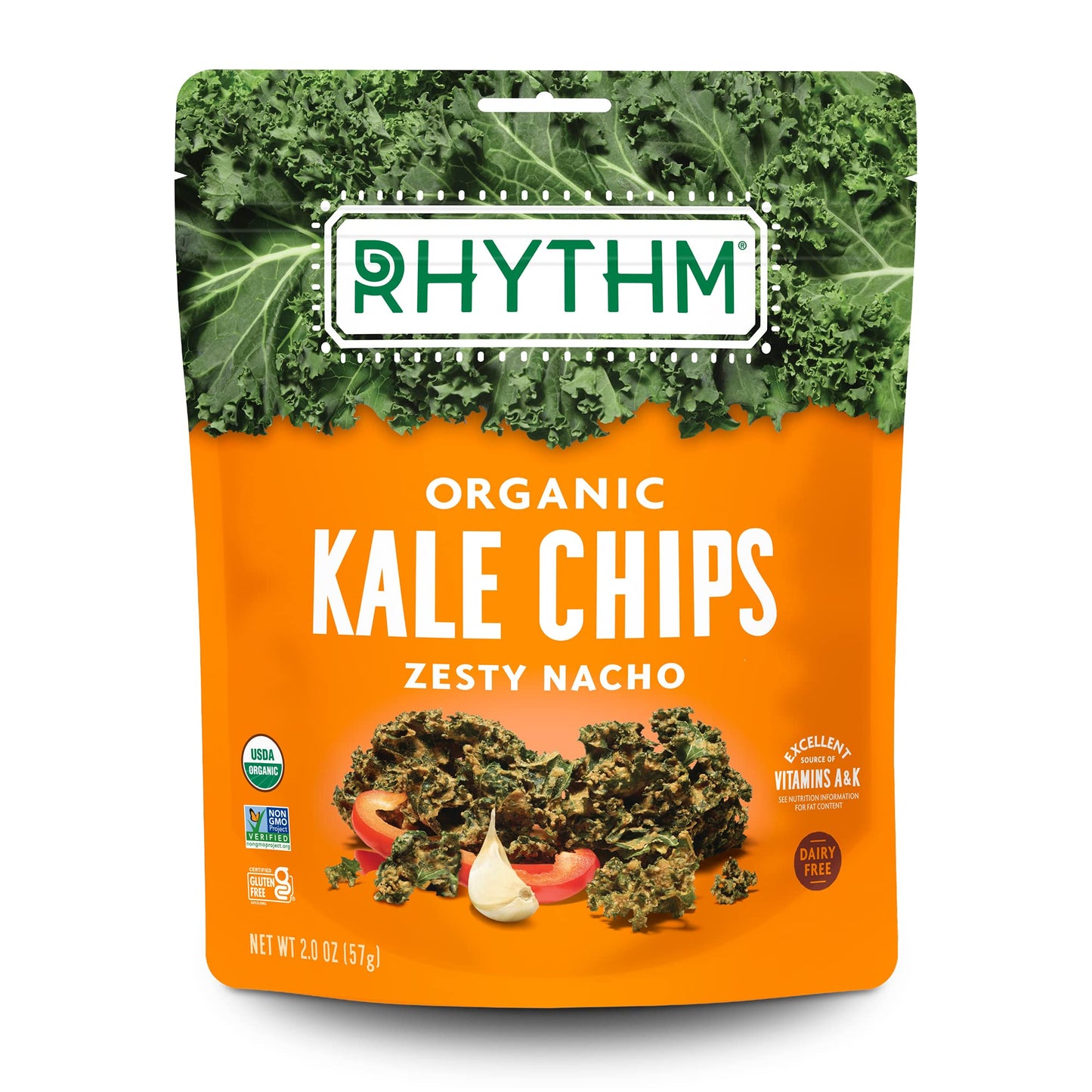 Rhythm Superfoods Chip Kale Zesty Nacho Org