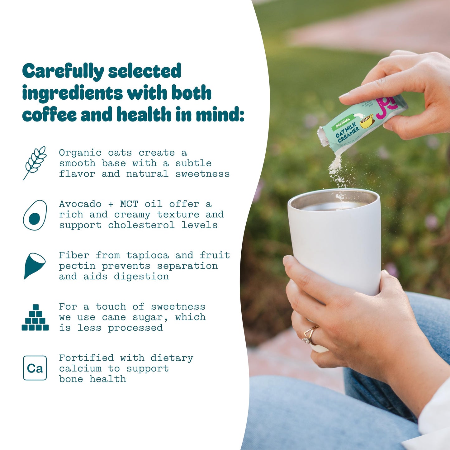 Instant Oat Milk Creamer Case by JOI - 150 Single Servings - Vegan, Kosher, Shelf-Stable, and Gluten-Free - Use for Coffee Cream
