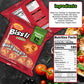 Osem Bissli Crunchy Pizza Wheat Snack, 1.23oz Bags (Pack of 12) - Kosher, No Artificial Colors or Preservatives, Conveniently Pa