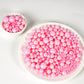 KASVAN Pink Pearl Sugar Sprinkles - Edible Candy Pearls, 130g, Baking Cake Decorations, Ice Cream Toppings, Wedding Supplies