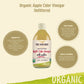 De Nigris Organic Apple Cider Vinegar Raw & Unfiltered, 16.9 Fl Oz (Pack of 2)