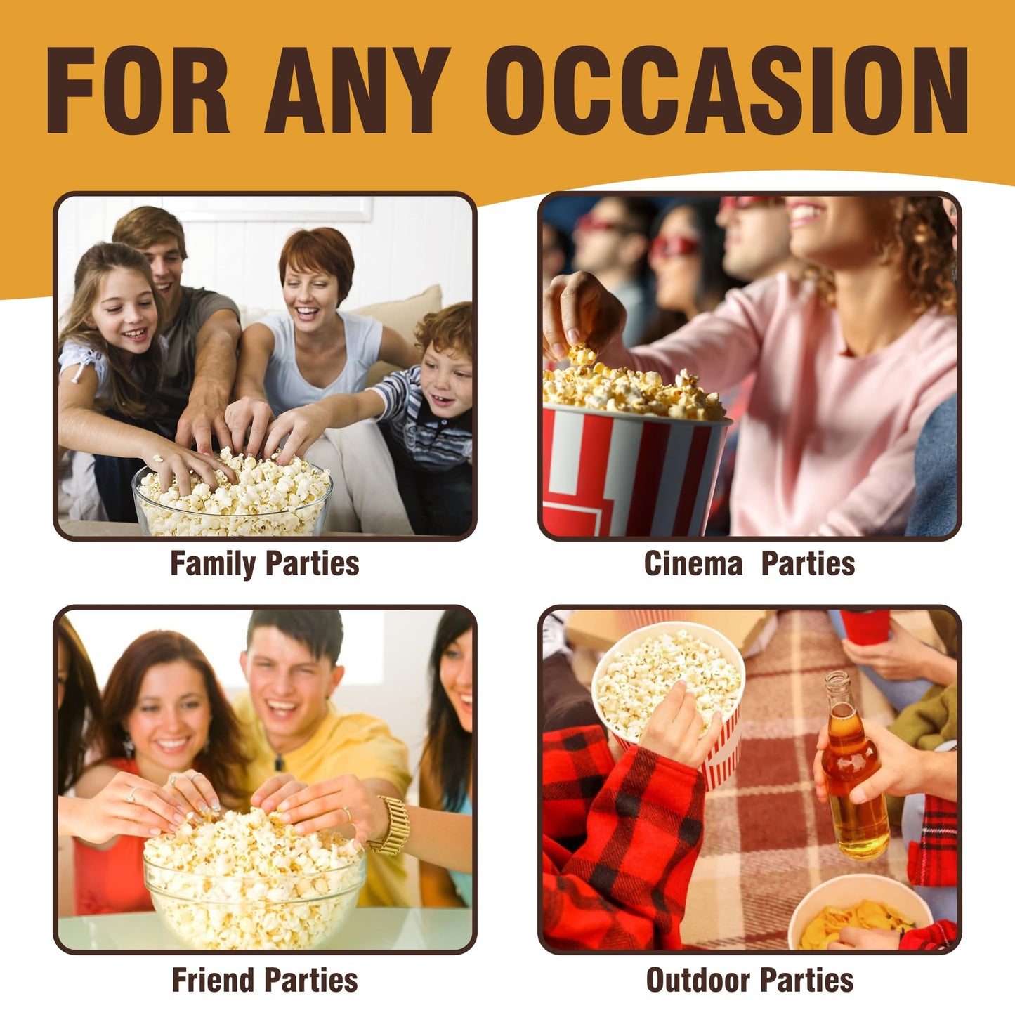 Concession Essentials 3 Pack Flavacol Popcorn Season Salt, 35 Oz Per Pack. Total 105 Ounces Popcorn Season Salt