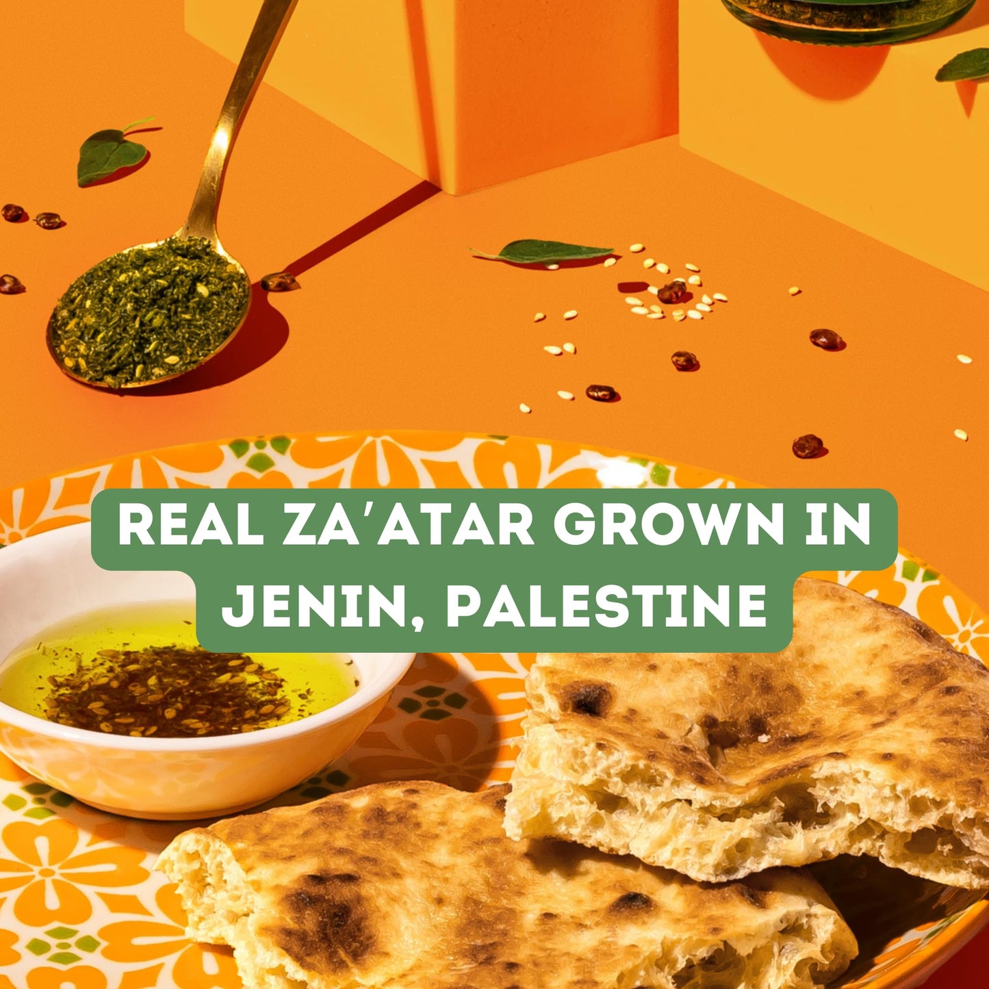 Za'atar by Z&Z | Za'atar Spice Blend with Zaatar Spice, Sumac, & Toasted Sesame Seeds | Za'atar Seasoning for Breads, Salads, Ch