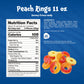 Funtasty Peach Rings - 11 Ounce Bag - Sour And Sweet Gummy Candy