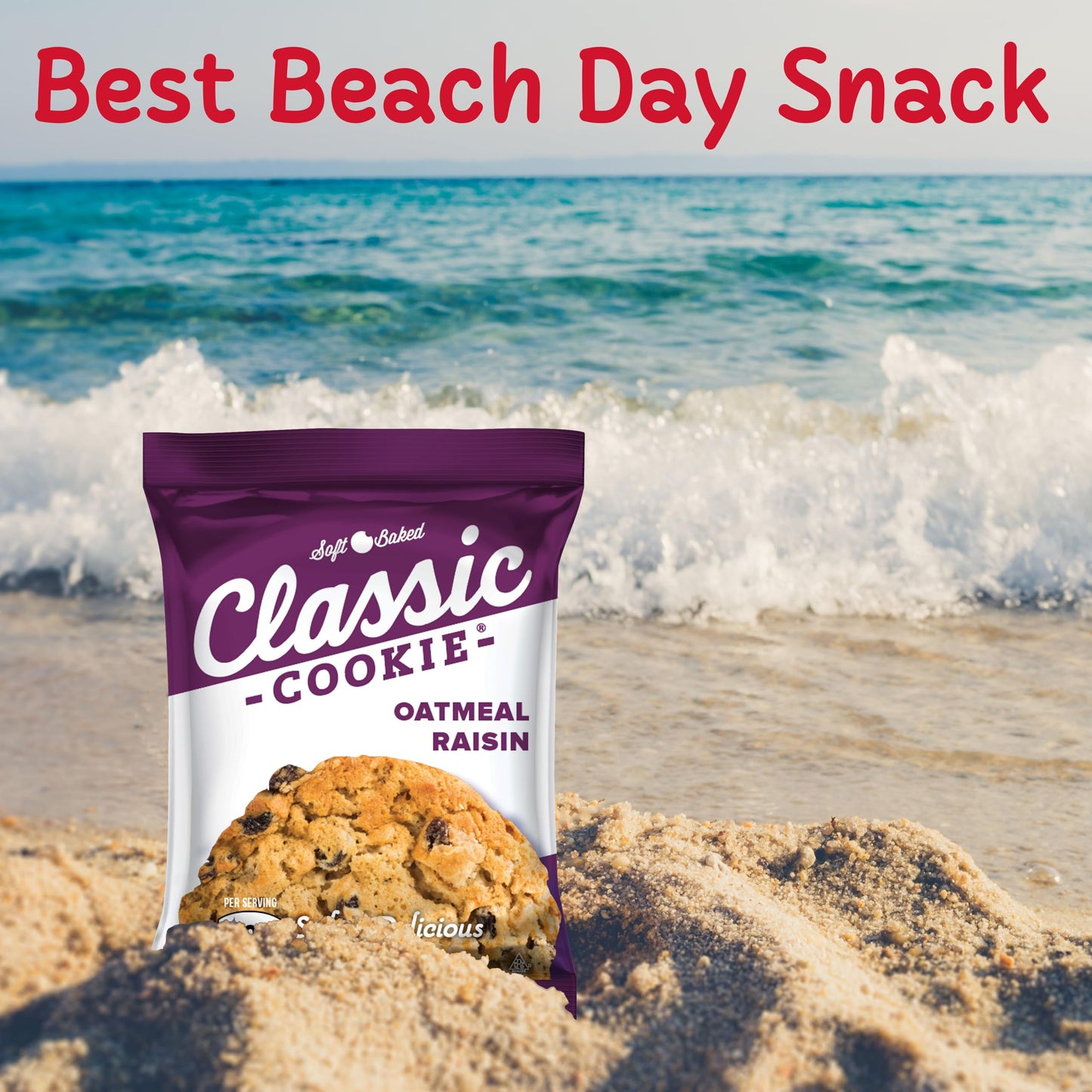 Classic Cookie, Soft Baked Cookie, Oatmeal Raisin 3Oz, 8 Count Pack