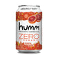 Humm Probiotic Kombucha Zero Sugar Blood Orange - No Refrigeration Needed, Keto-Friendly, Organic, Vegan, Gluten-Free - 12Oz Can