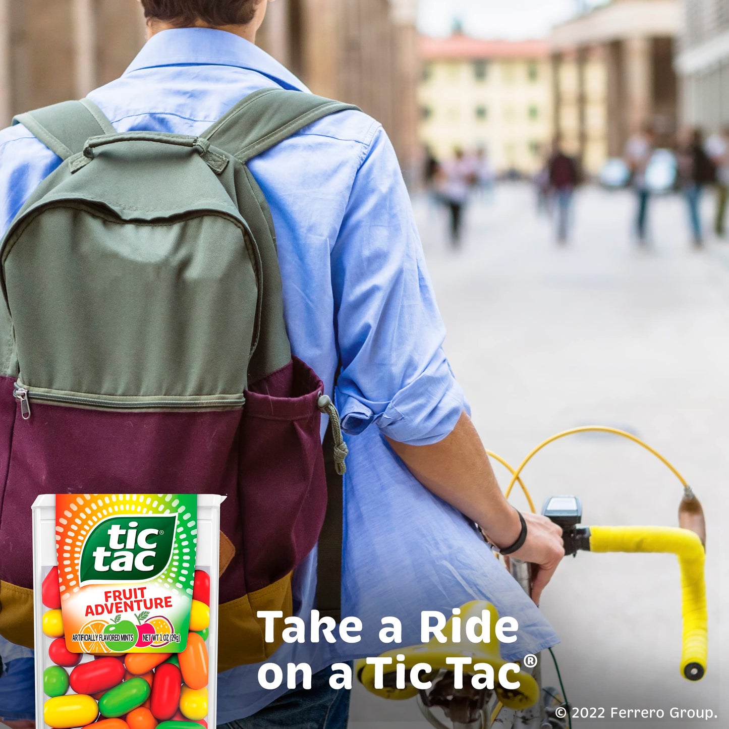 Tic Tac Fruit Adventure Mints, 12 Count, On-The-Go Refreshment, Stocking Stuffers, 1 Oz Each