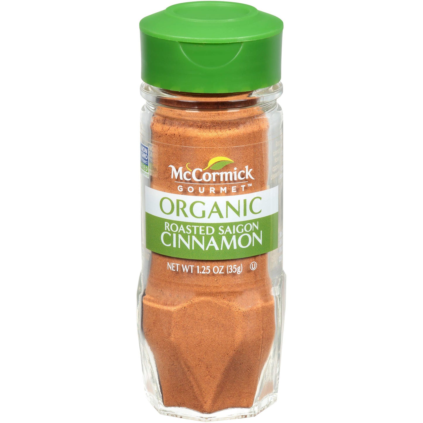 McCormick Gourmet Organic Roasted Saigon Cinnamon, 1.25 oz, Pack of 1, Model 10052100013333