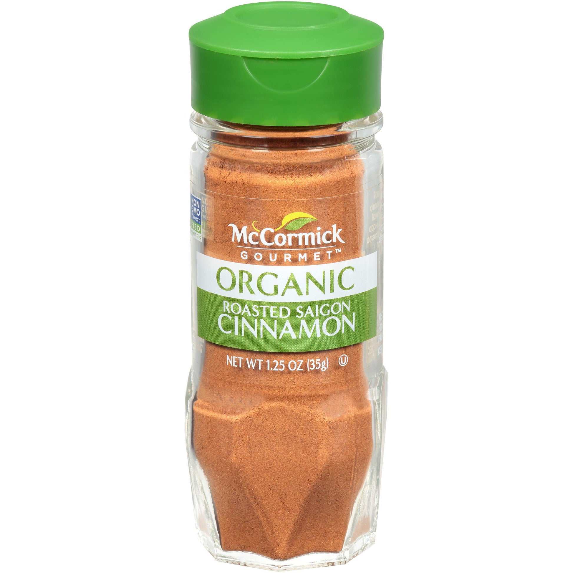 McCormick Gourmet Organic Roasted Saigon Cinnamon, 1.25 oz, Pack of 1, Model 10052100013333