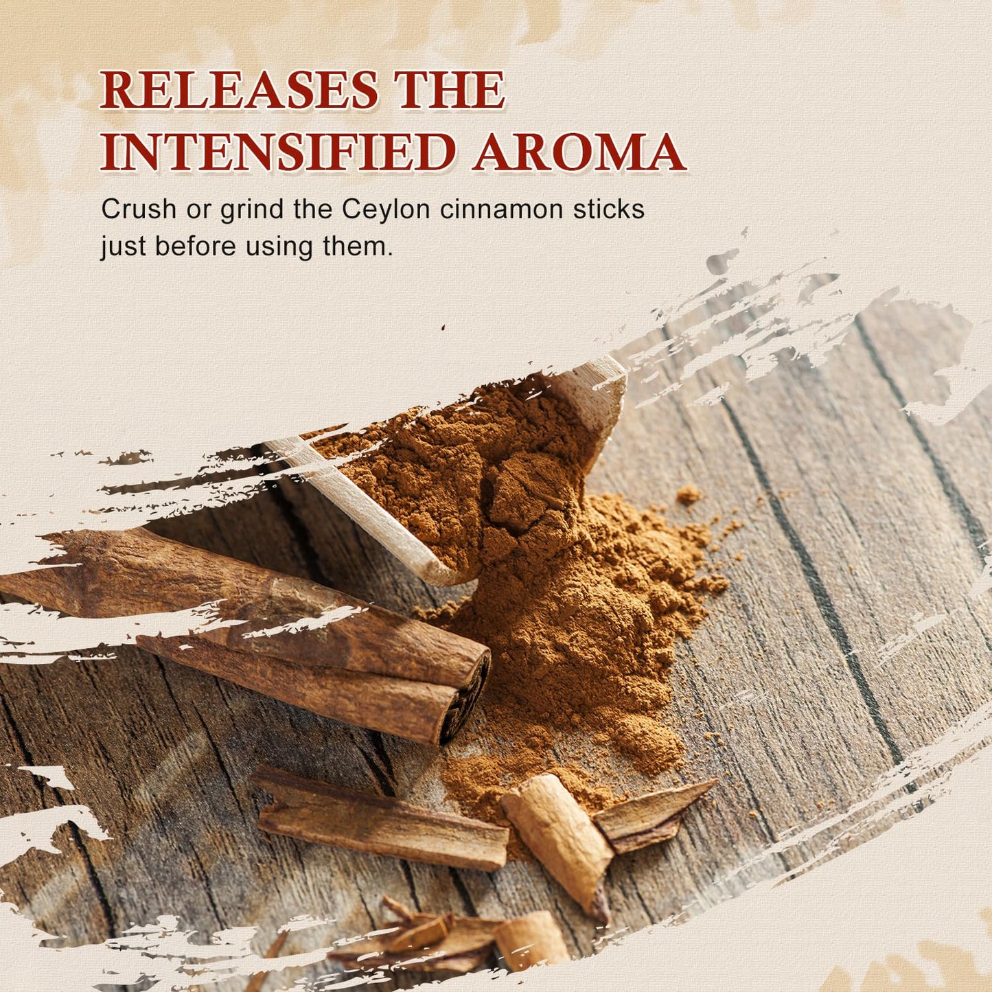 52USA Organic Ceylon Cinnamon Sticks, Whole Cinnamon Sticks, 1 Ounce, Vegan, Non-GMO, True Cinnamon from Sri Lanka