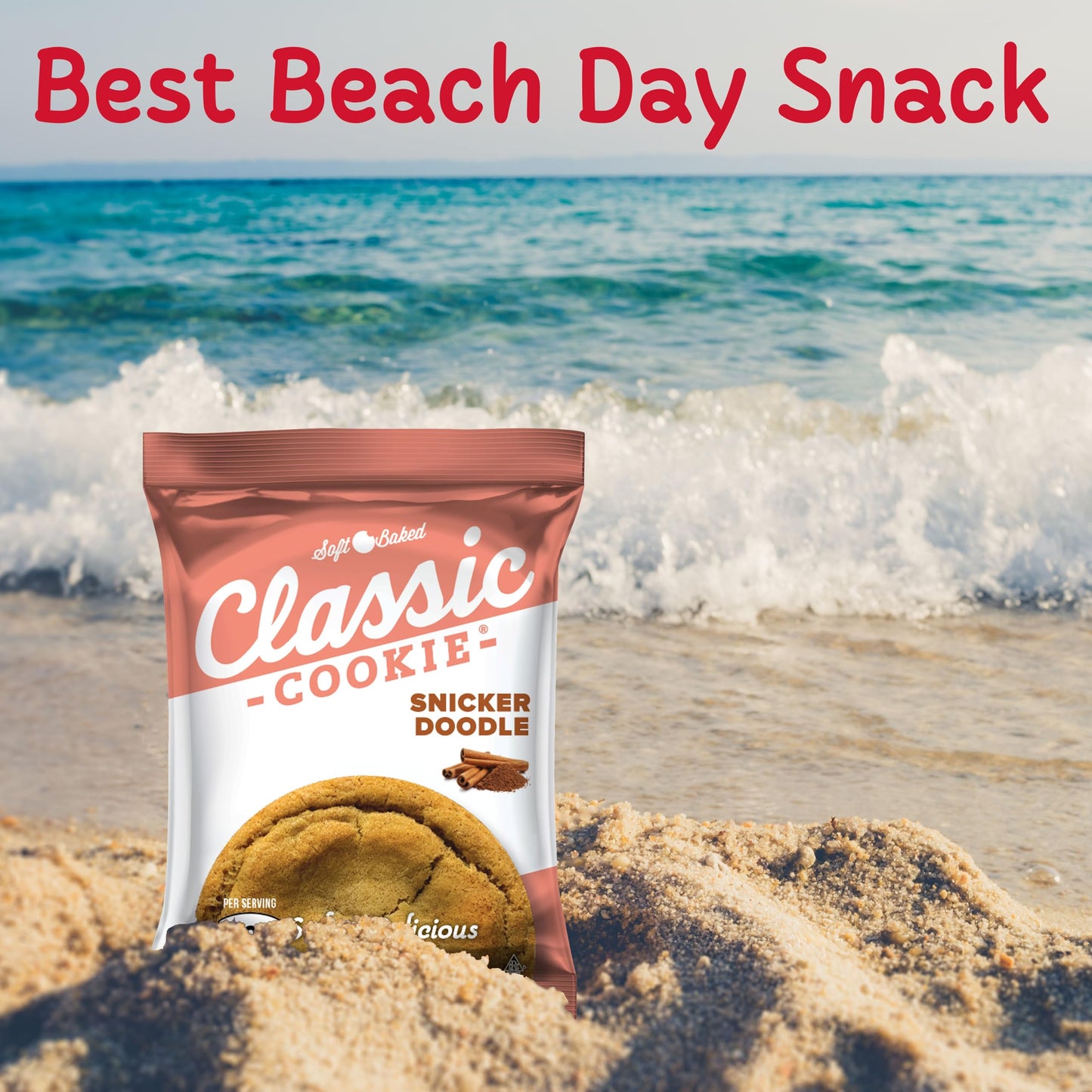 Classic Cookie, Soft Baked Cookie, Snickerdoodle 3Oz, 8 Count Pack