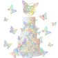 21 Pcs Butterfly Happy Birthday Cake Topper With Hollow Butterly Cupcake Toppers Butterfly Cupcake Picks For Baby Shower Kids Bo