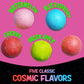 Space Age Snacks Freeze Dried Space Balls - Crunchy Candy with Fun Stickers, 4 Ounces