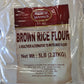 Spicy World Brown Rice Flour, Fine Ground, 5 LB Bulk, Resealable Bag, All-Natural, Rich in Fiber