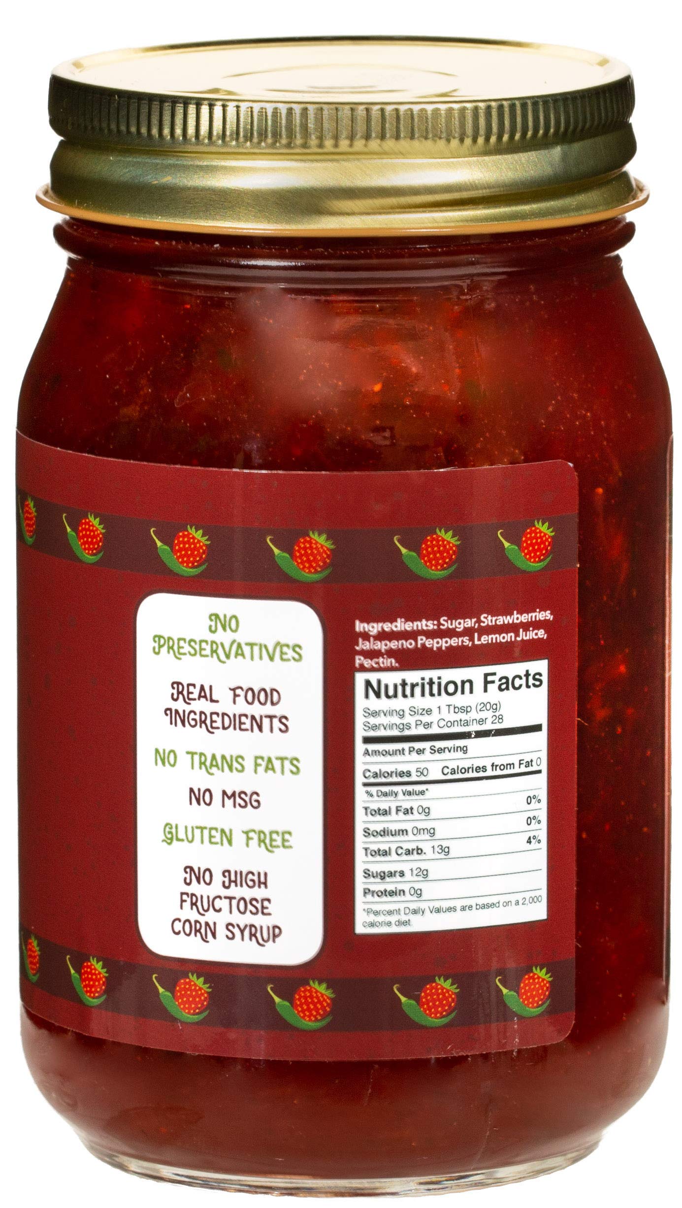 Green Jay Gourmet Spicy Jam Variety Pack - All-Natural Raspberry Jalapeno Jam, Strawberry Jalapeno Jam, Blackberry Jalapeno Jam