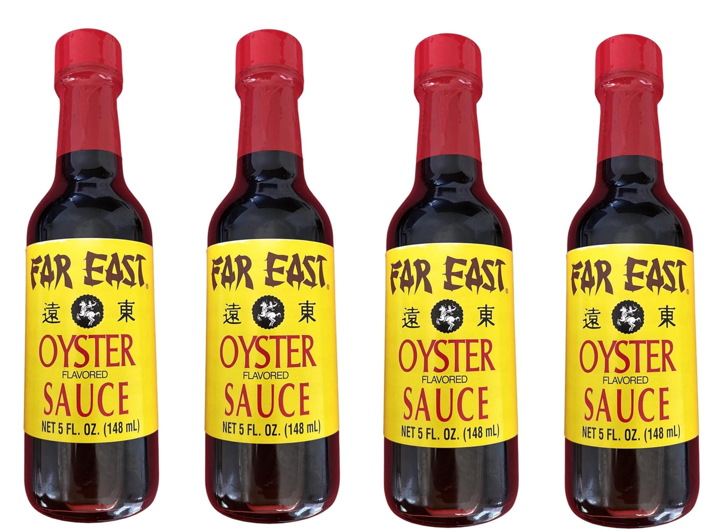 Far East Oyster Flavored Sauce, Four 5 Ounce Bottles of Asian Oyster Sauce, Delicious Asian Sauce (5 Ounce Bottle, 4-pack)