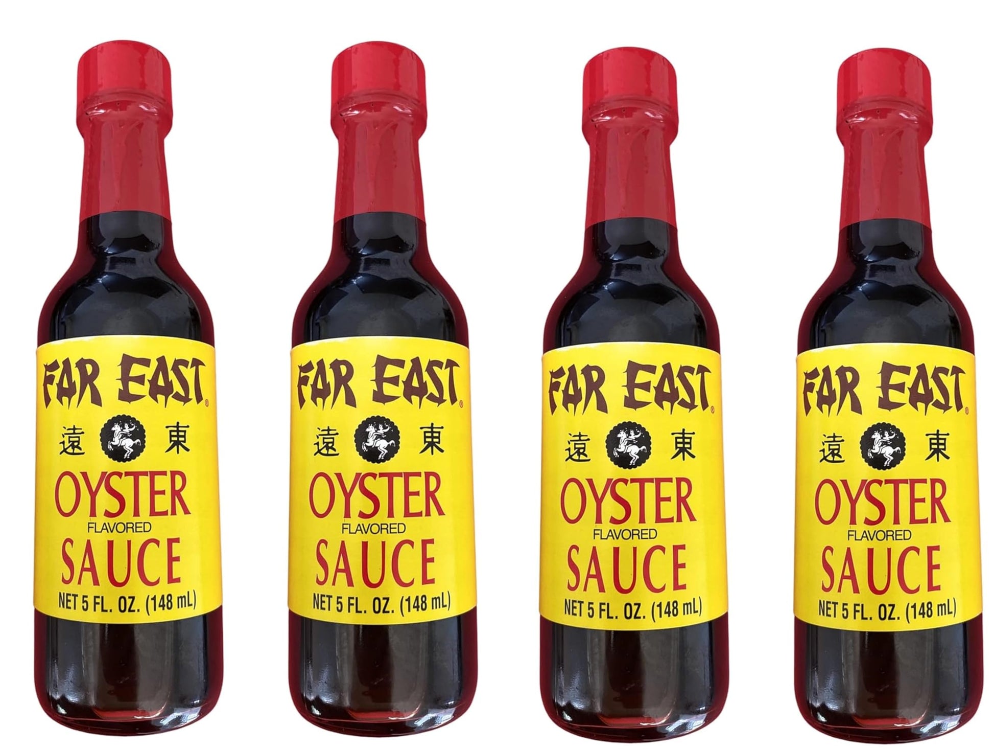 Far East Oyster Flavored Sauce, Four 5 Ounce Bottles of Asian Oyster Sauce, Delicious Asian Sauce (5 Ounce Bottle, 4-pack)