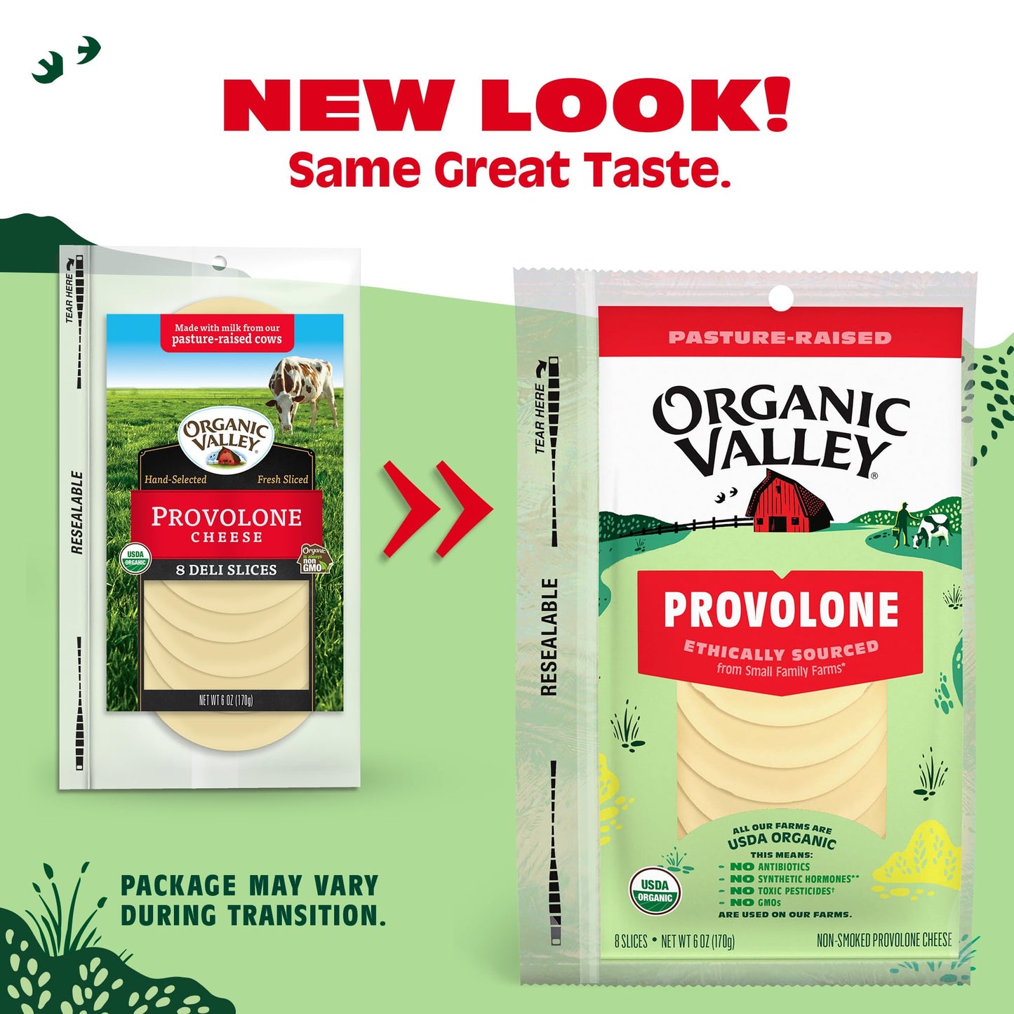 Organic Valley Organic Provolone Cheese Slices, 6 oz