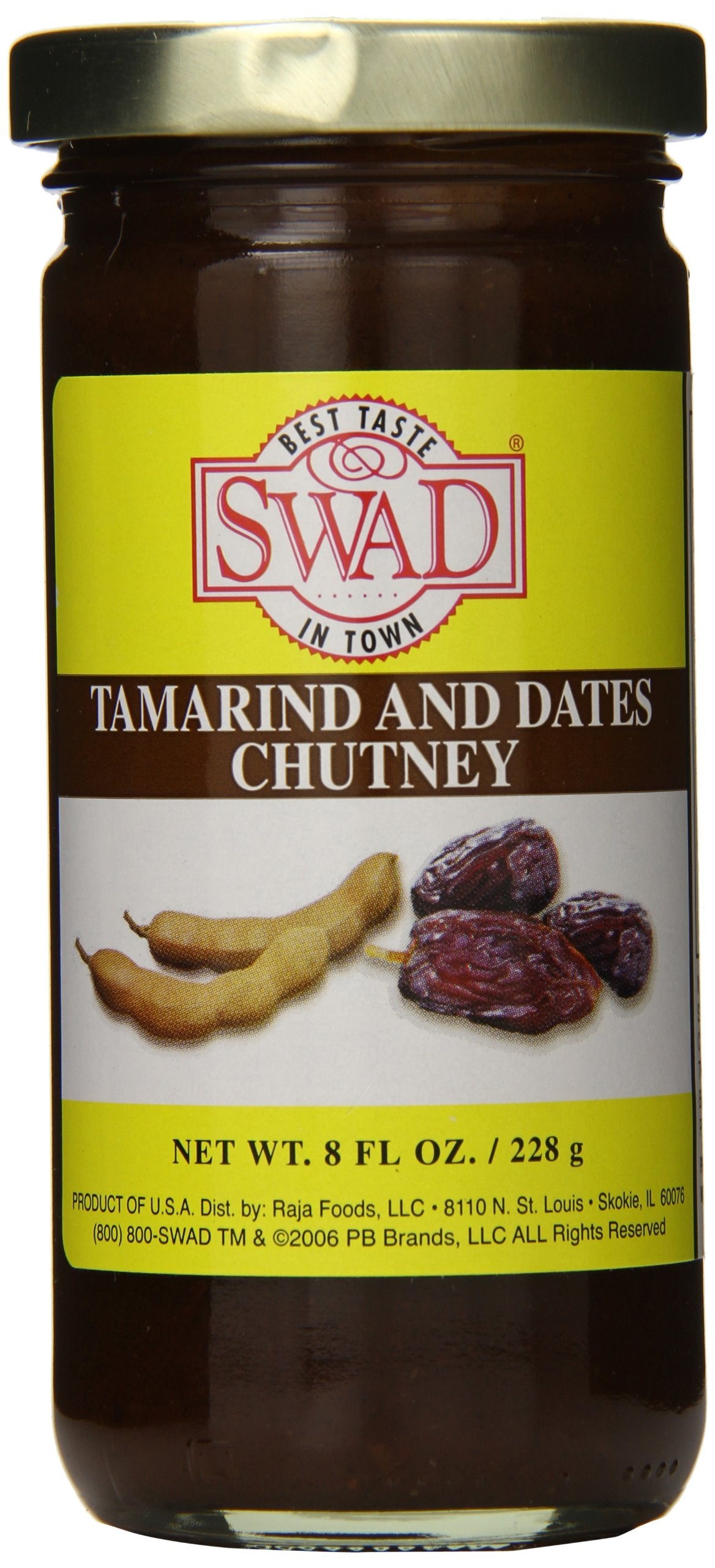 Swad Tamarind And Dates Chutney, 8 Ounce