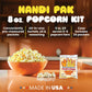 PREMIUM AMERICA Gourmet Popcorn Kit, 24 Pre-Portioned Packs, 8 oz Poppers, Movie Theater Style, Butter Coconut Oil, Kernels & Seasoning
