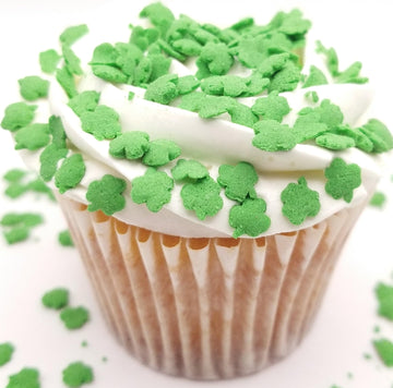 Ncs St. Patricks Day Green Shamrock Edible Sprinkles, 8 Ounces - Great For Cupcakes, Cookies, Cakes, Cakes Pops