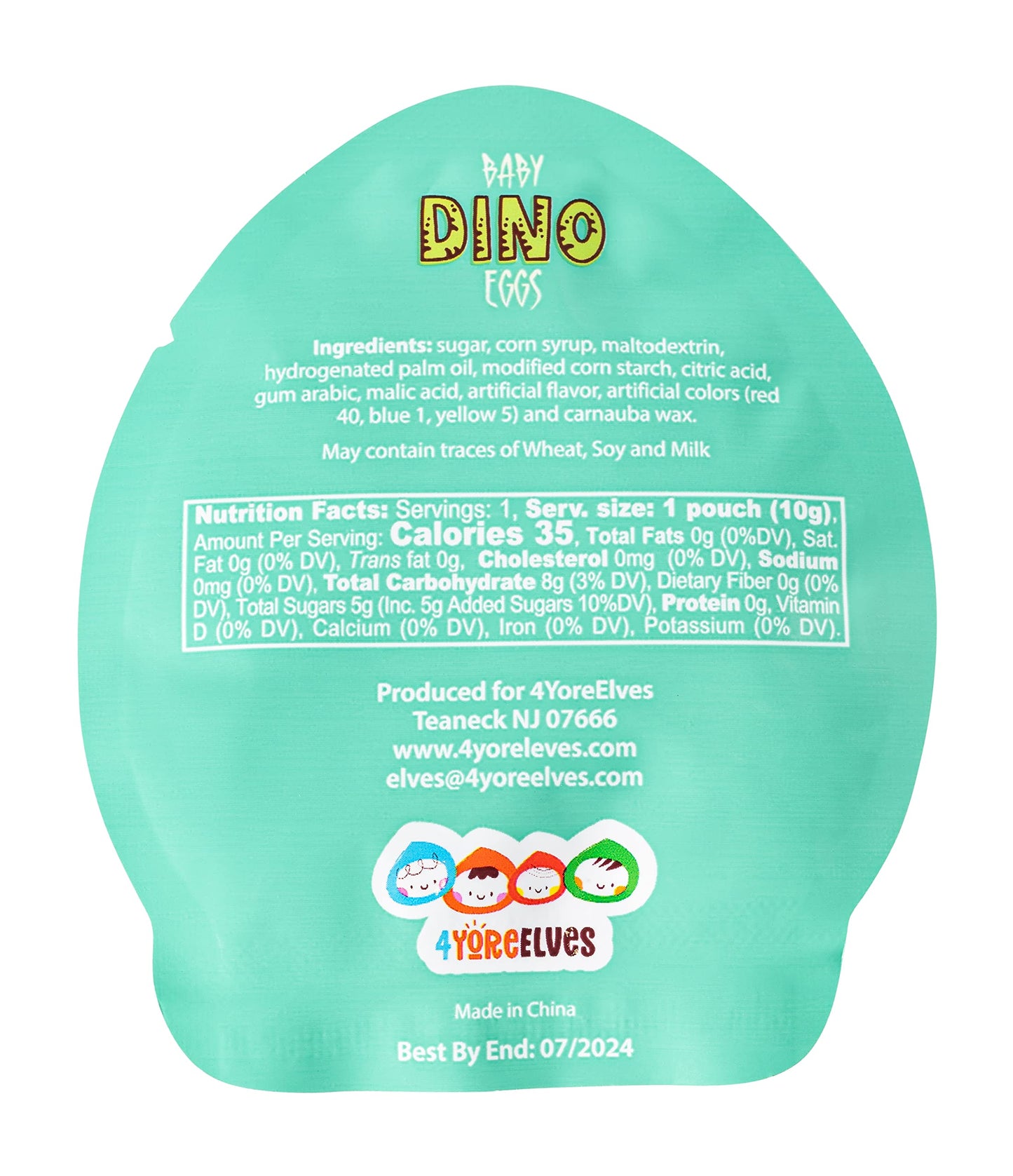 24 Pack Of Dinosaur Candy - Baby Dinosaur Eggs Mini Fruit Chews For Dinosaur Party, Dino Party Favors, Candy For Party Bags [Pac