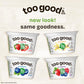 Too Good & Co. Vanilla Flavored Lower Sugar, Low Fat Greek Yogurt Cultured Product, 32 OZ Tub