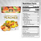 Traina Home Grown California Sun Dried Peaches - Healthy & Non-Gmo, Natural Sweet Flavor Fruit No Sugar Added, Perfect Snack In