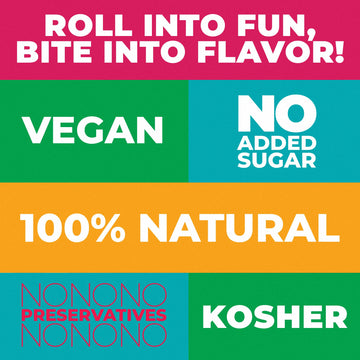 Fruit Rolls By Zest Delites, 100% Natural Healthy Fruit Snacks For Kids & Adults, Made From Real Raspberry Leather, Vegan, Schoo