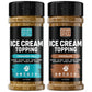 Ice Cream Toppings Variety Pack - Chocolate Powder & Cinnamon Roll Flavor Mix Coffee Toppings. Popcorn Seasoning Variety Pack. I