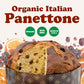 Food to Live Organic Italian Panettone - Traditional Holiday Cake with Raisins & Candied Orange Peel, Pack of 3, 750g (1.65 lb)