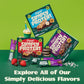Simply Protein - Chocoberry Dipped Bars  20 Count - Plant Based Protein Snack Bars - Snacks for Kids - 6g Protein  3g Sugar  & 100 Calories - Vegan  Gluten Free  Non GMO  & Kosher - 4 Boxes