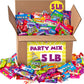 Holiday Party Pinata Candy Mix - 5 Pounds - Big Bulk Parade Candies - Birthday Candies For Goodie Bags - Candy Individually Wrapped - Pinata Filler Stuffer Variety Pack