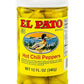 El Pato Hot Chili Peppers 12Oz Pickled Yellow Chili Peppers 340G Kosher