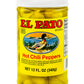 El Pato Hot Chili Peppers 12Oz Pickled Yellow Chili Peppers 340G Kosher